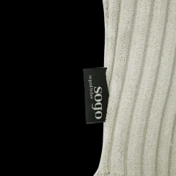 Stoel ZOEY Beige Ribfluweel