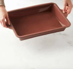 Taartvorm VINTA Rechthoek Sil. Rood