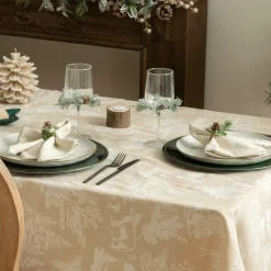 Tafelkleed WINTERLAND 360 Beige