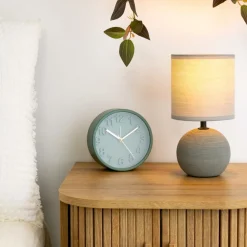 Tafellamp BOULE Grijs m/Kap