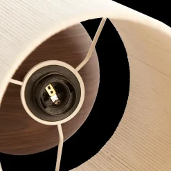 Tafellamp DANIALO Bruin/Creme