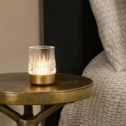 Tafellamp LILI Ø8 S/3 Mat Goud