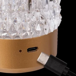 Tafellamp LILI Ø8 S/3 Mat Goud