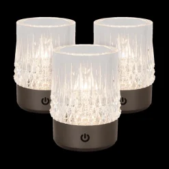 Tafellamp LILI Ø8 S/3 Zwart Chroom