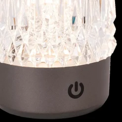 Tafellamp LILI Ø8 S/3 Zwart Chroom