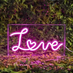 Tafellamp LOVE Led Roze