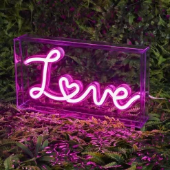 Tafellamp LOVE Led Roze