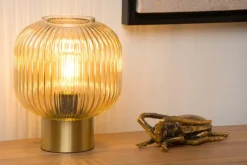 Tafellamp MALOTO Amber/Messing