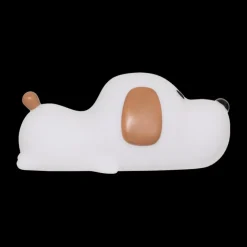 Tafellamp SCOTTI Hond Wit/Bruin