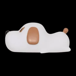 Tafellamp SCOTTI Hond Wit/Bruin