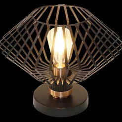 Tafellamp SHURU Zwart/Koper