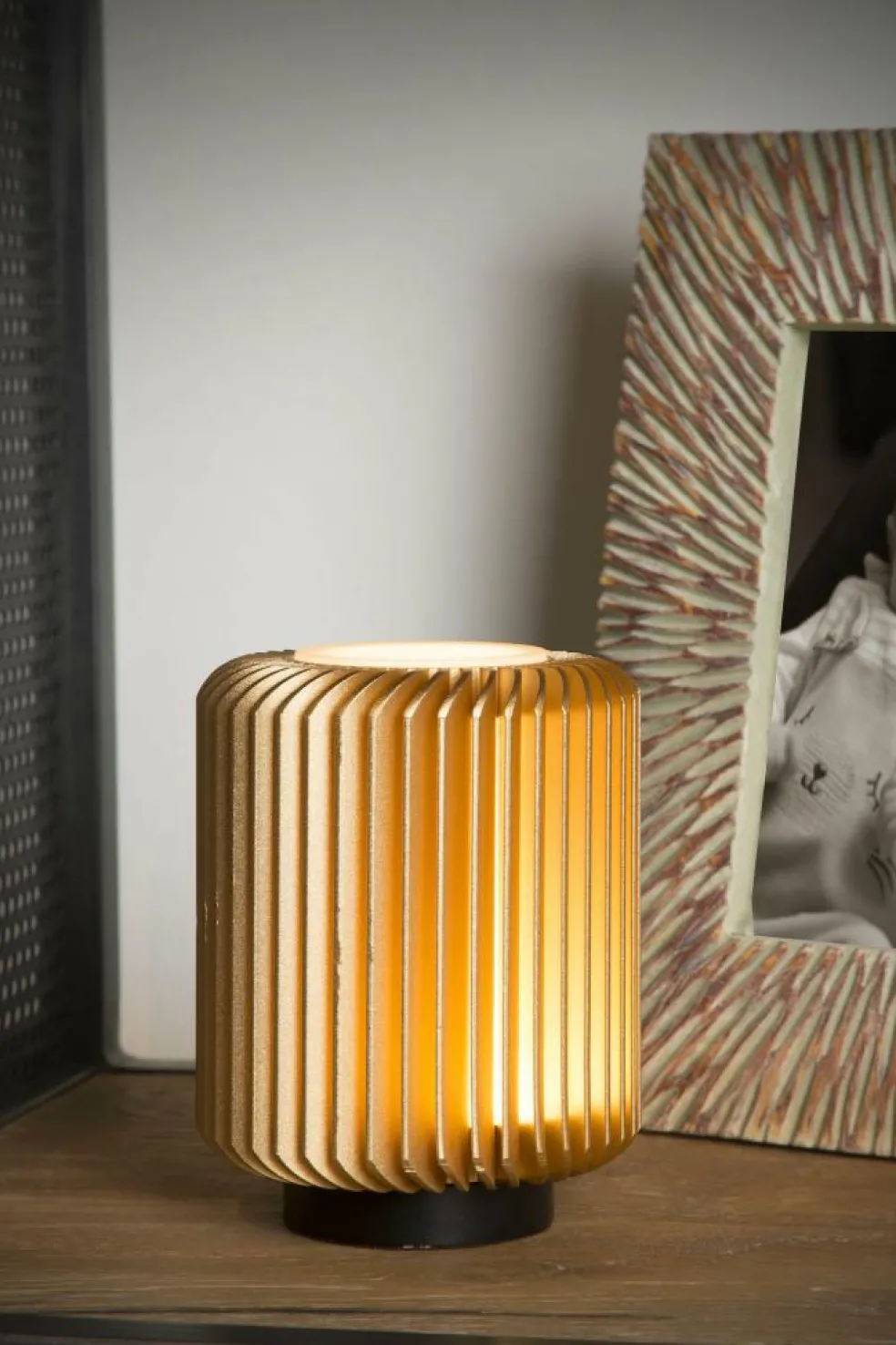 Tafellamp TURBIN Mat Goud