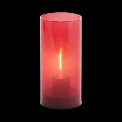 Tafellamp VAZALLA Led Glas Rood