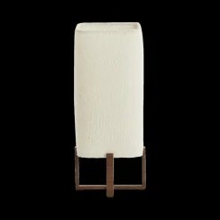 Tafellamp WYN Houtprint/Crème