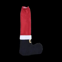 Tafelpootkousen SANTA S/4 Wit/Rood