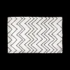 Tapijt TUFFTE Katoen 120 Zigzag Nat/Zw