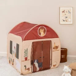 Tent HUIZIE Rood/Beige