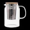 Theepot MIA Incl. Infuser Glas/Hout 90cl