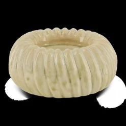 TL-Houder WANJA Rond Keramiek Beige