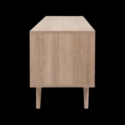 TV-meubel EIVISSA Sonoma Eik/Riet B150