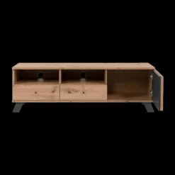 TV-meubel SUMATRA Artisan Eik/Antraciet B138