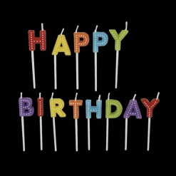Verjaardagskaarsjes HAPPY BIRTHDAY