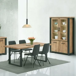 Vitrine UXIA Houtkleur