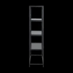 Vitrinekast BOKSKAP Ash Black B77