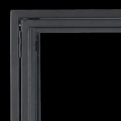 Vitrinekast BOKSKAP Ash Black B77