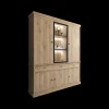 Vitrinekast CASTELLO B182 Lichte Eik