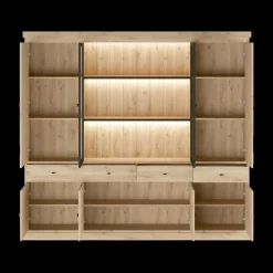 Vitrinekast CASTELLO B240 Lichte Eik