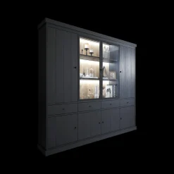 Vitrinekast CASTELLO B240 Zwarte Eik