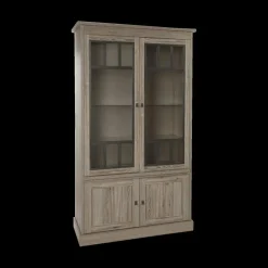 Vitrinekast COTTON Kristal Eik Licht Bruin