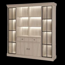 Vitrinekast KARA Natural Olm B216