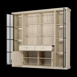 Vitrinekast KARA Natural Olm B216