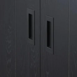 Vitrinekast WINSTON Zwart B122