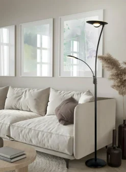 Vloerlamp GRANBY Met. Mat Zwart