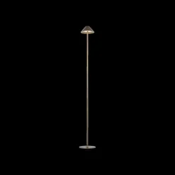 Vloerlamp QUTE Herlaadbaar Brons