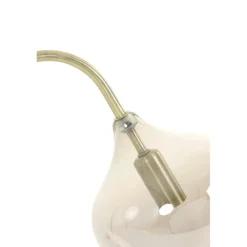Vloerlamp RAKEL Ant. Brons/Glas Smoke