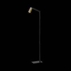 Vloerlamp SYBIL Zwart/Goud