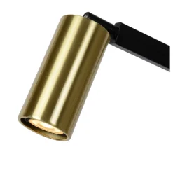 Vloerlamp SYBIL Zwart/Goud