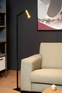 Vloerlamp SYBIL Zwart/Goud