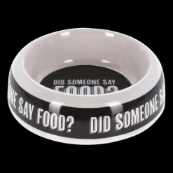 Voederbak PETTY Mel. Ø18 Wit/Zw Ass.