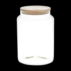 Voorraadbokaal EMMEK 2.9l Glas/Hout