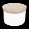 Voorraadpot BJORN Glas Hout 650ml