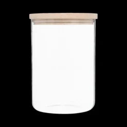 Voorraadpot BJORN Glas/Hout 1.6L