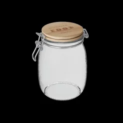 Voorraadpot HOMEMADE 1l Glas/Hout