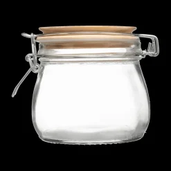 Voorraadpot HOMEMADE 0.5l Glas/hout