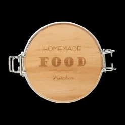 Voorraadpot HOMEMADE 0.5l Glas/hout