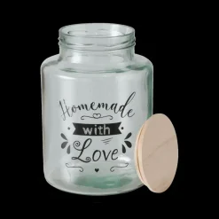 Voorraadpot HOMEMADE Recy. Glas L